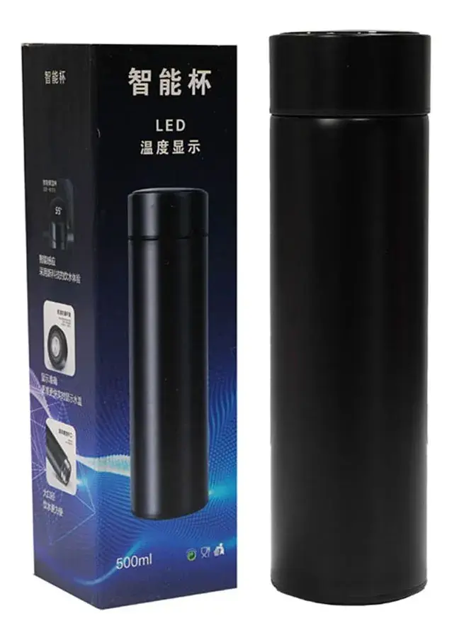 Miniatura: Termo Botella Térmica Inteligente 500 ml – Medidor Digital LED  De Temperatura