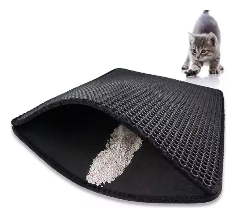 Miniatura: Alfombra Esterilla Higiénica Tapete Recolector Arenero Mascotas