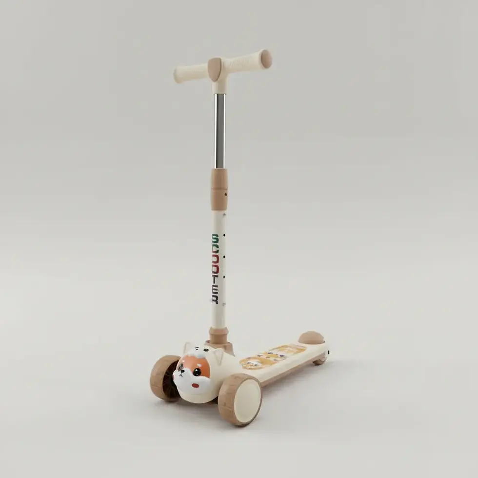 Miniatura: Monopatin Infantil Scooter Animalito Con Luces Y Sonidos