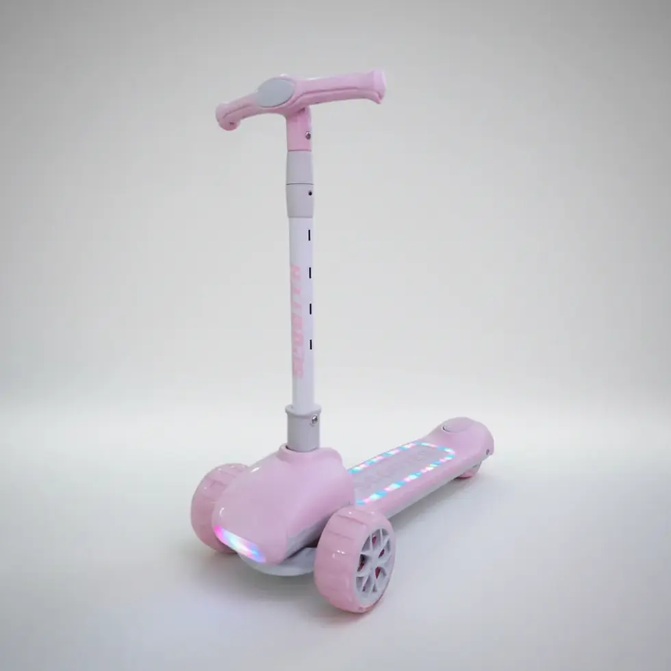 Miniatura: Monopatin Infantil Scooter Niña Patineta Con Luces Y Sonido