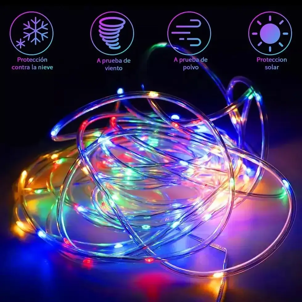 Miniatura: Manguera Solar De 100 LED 10 Metros