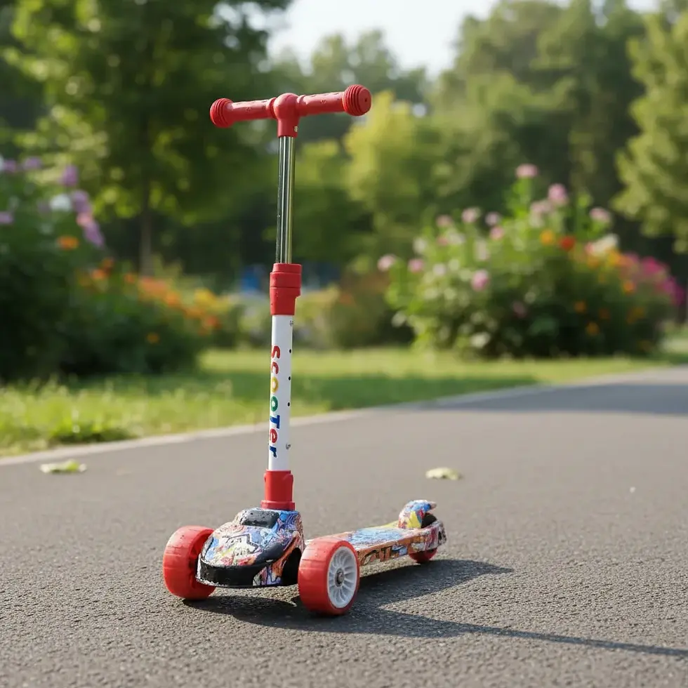 Miniatura: Monopatín Patineta Infantil Scooter Arácnido Luces Y Sonido