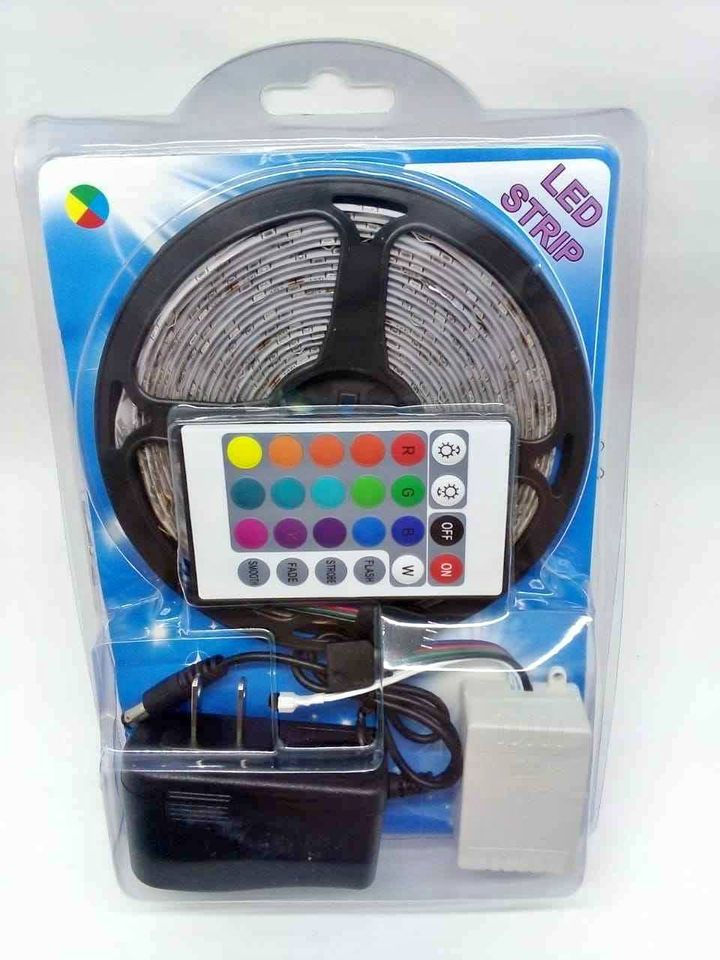 Miniatura: Cinta Led RGB 5 Mts Control y Adaptador