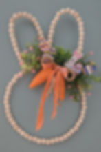 Beaded Bunny Wreath @ The Pickled Goat