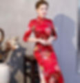Suon xam "Red Angel" (Quipao)