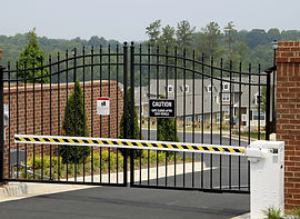 newly constructed entrance gate