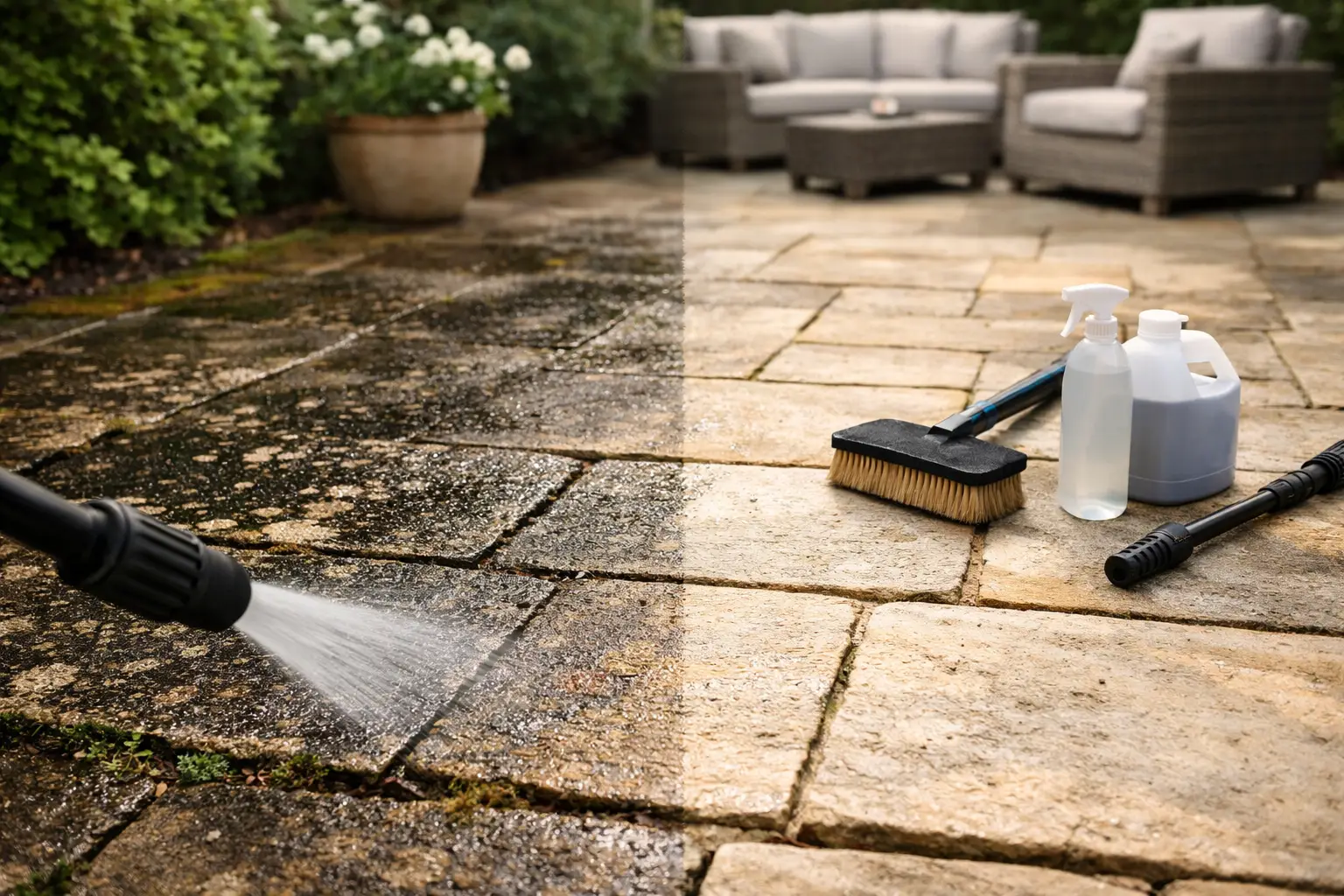 Patio Black Spot Removal That Actually Works