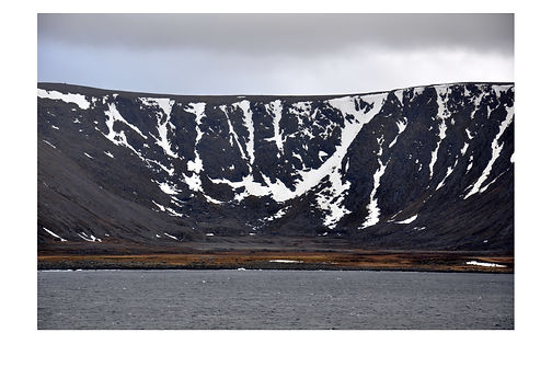 Photo of a part of the North Cape and the water around it