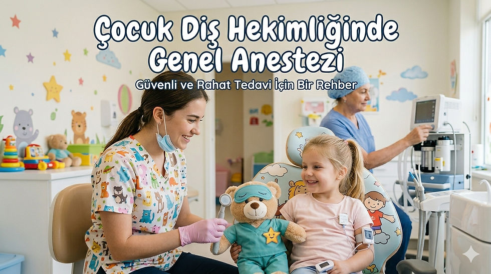 Çocuk Diş Hekimliğinde Genel Anestezi: Ebeveynlerin Bilmesi Gerekenler