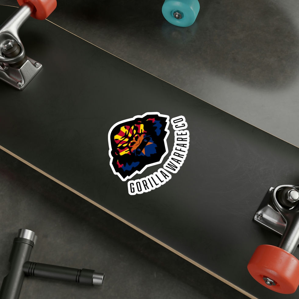 Thumbnail: Gorilla Warfare USA Sticker