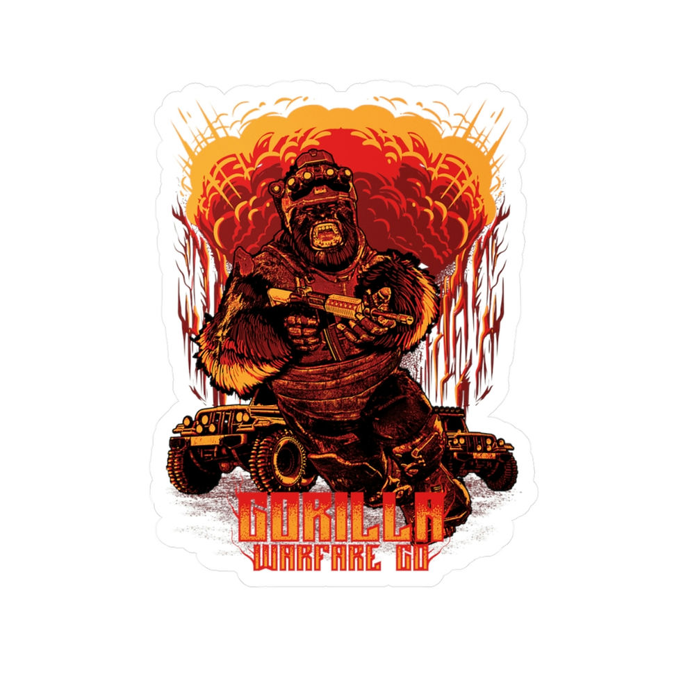 Thumbnail: Gorilla Assault Sticker