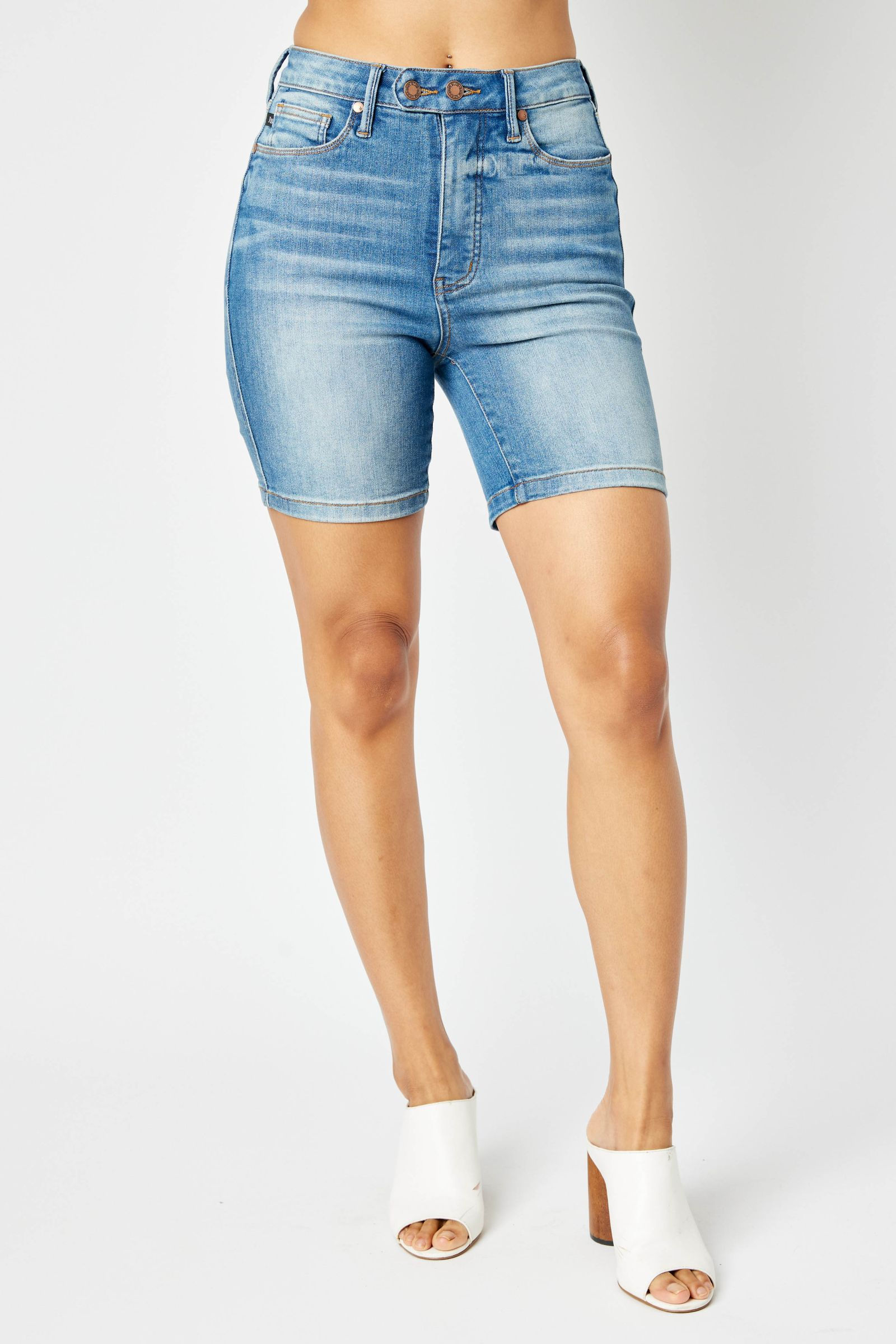 PRE-ORDER Judy Blue Tummy Control Bermuda Shorts