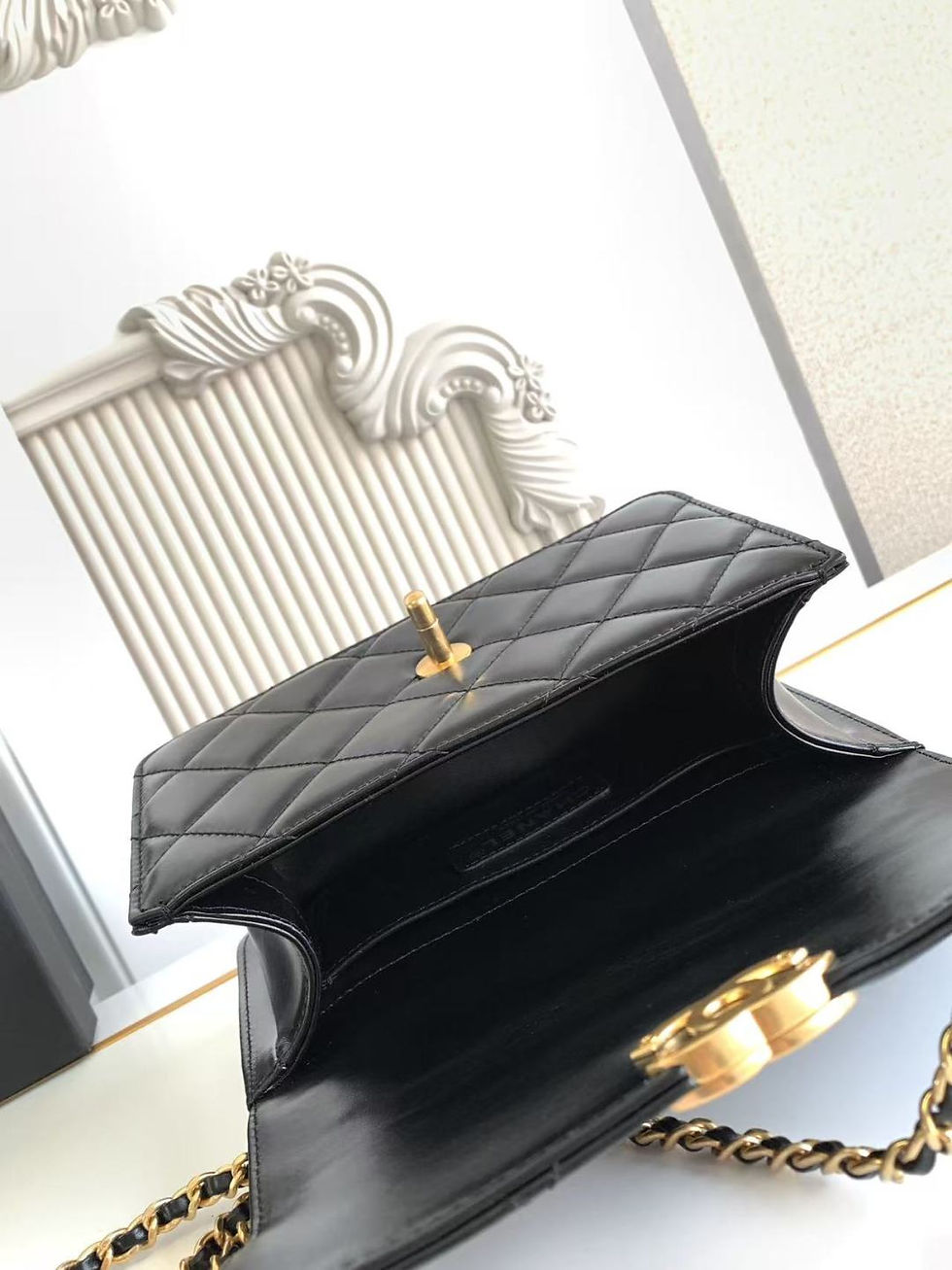 섬네일: [CHANEL] 샤넬 2024년 AS2615 더블 스몰 골든 볼 미니(블랙)