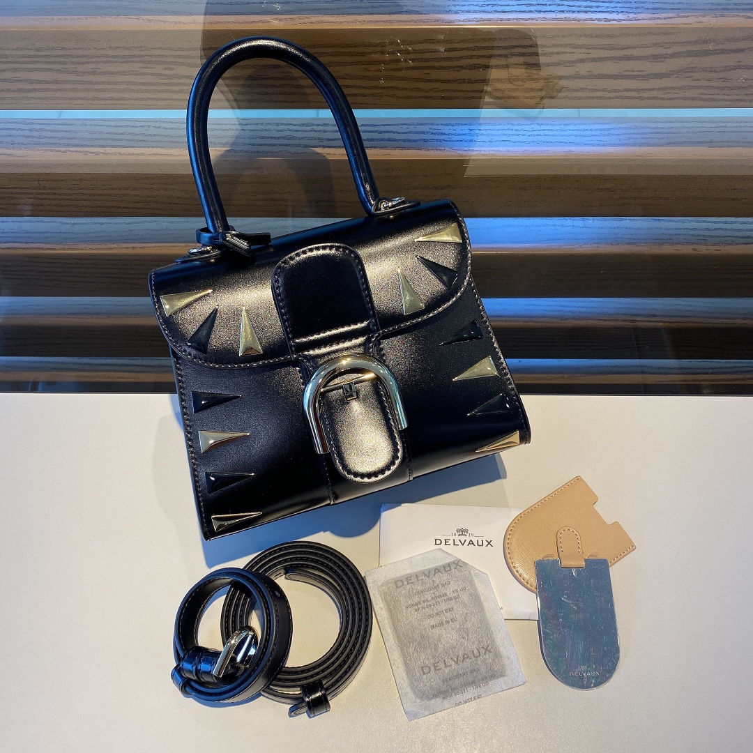 [Delvaux] 델보 2024 브리앙 레더 토트 숄더백(블랙)