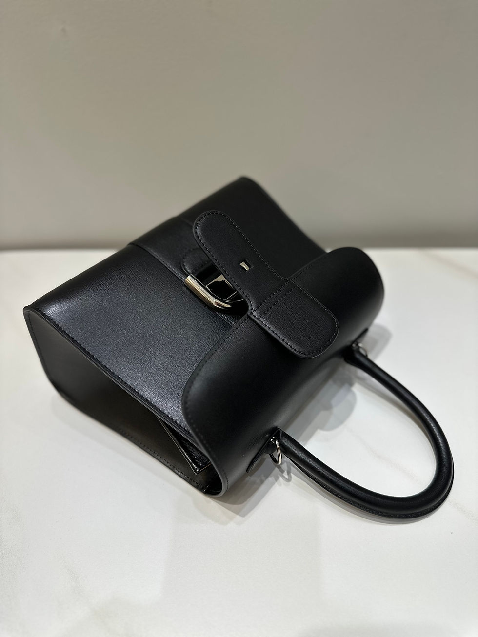 섬네일: [Delvaux] 델보 2024 브리앙 레더 토트 숄더백 PM(블랙)