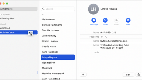 Print Mailing Labels for Your Holiday Cards with Apple’s Contacts App