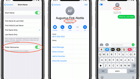 Want to Use Your Friends’ Nicknames in iOS? Here’s How