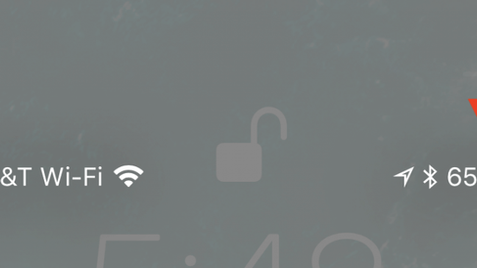 Find the Battery Percentage Indicator on the iPhone X