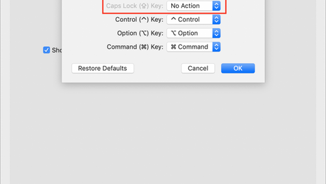 Disable or Remap the Caps Lock Key to Avoid Accidental ALL CAPS