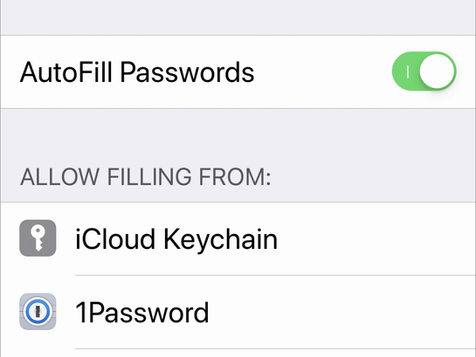 iOS 12 Supports Password Managers for Faster Password Filling