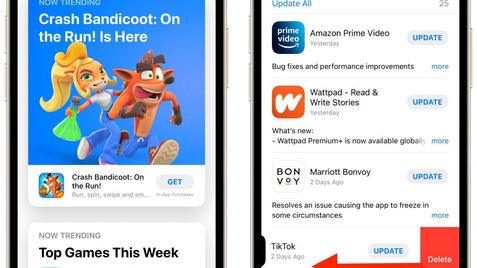 Work with iOS App Updates in Your Account in the App Store