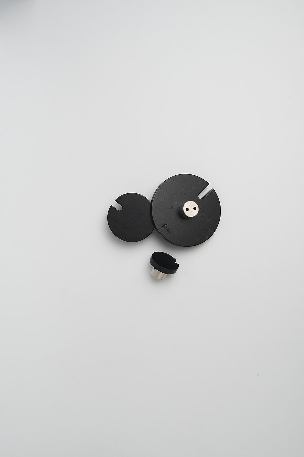 Thumbnail: POLKA BLACK wall hooks set