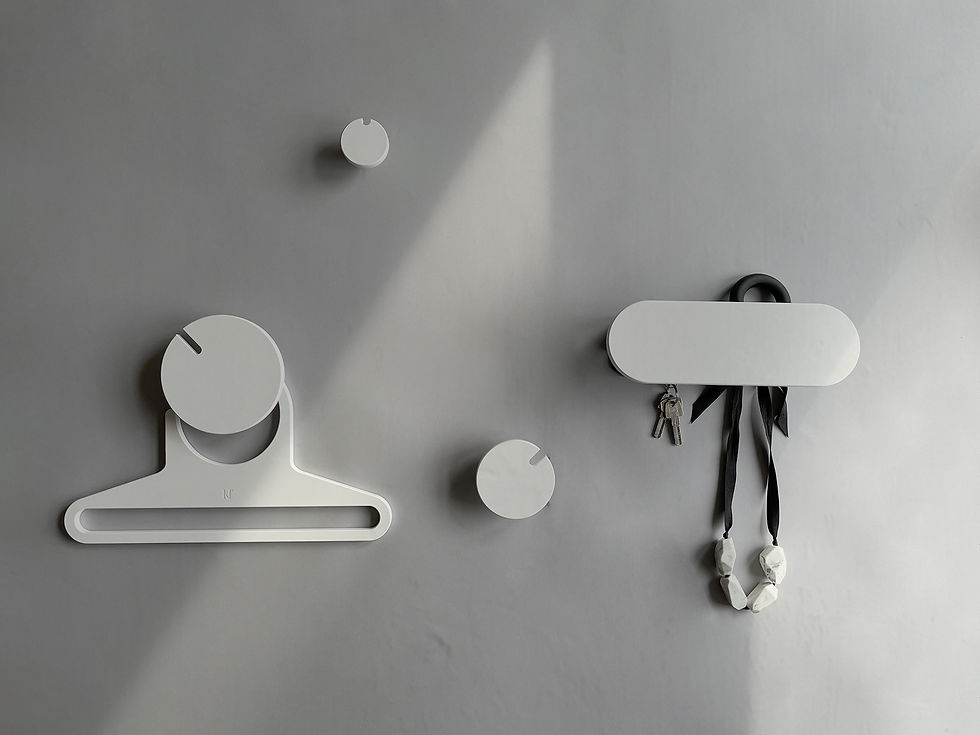 Thumbnail: PLAN WHITE coat hanger