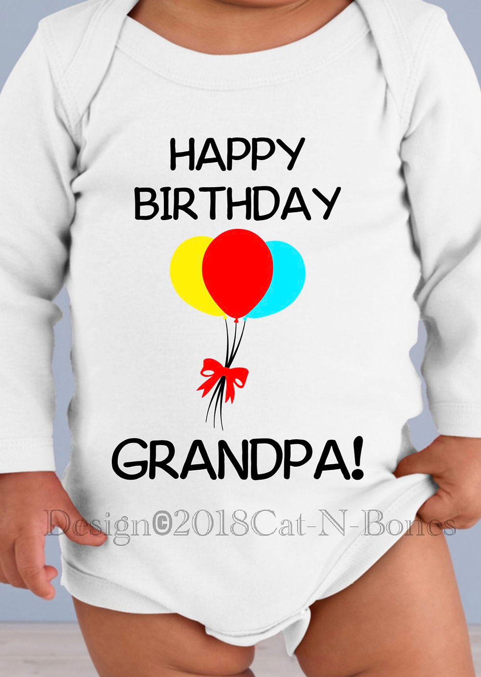 Thumbnail: Happy Birthday Grandpa! Happy Birthday Baby Bodysuit, Toddler Shirt