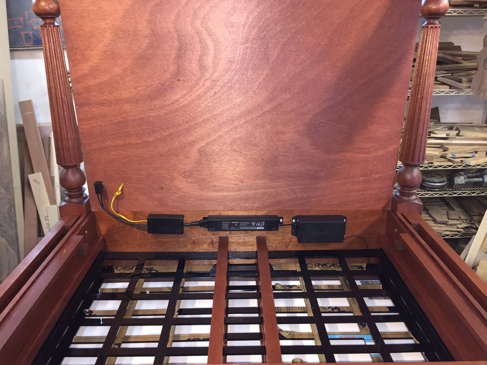 concealed power supply, modern lighting for archival viewing, lantern slide viewer