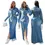 Thumbnail: Y218617 High Quality Women Casual Lapel Long Sleeve  Denim Women Long Dress