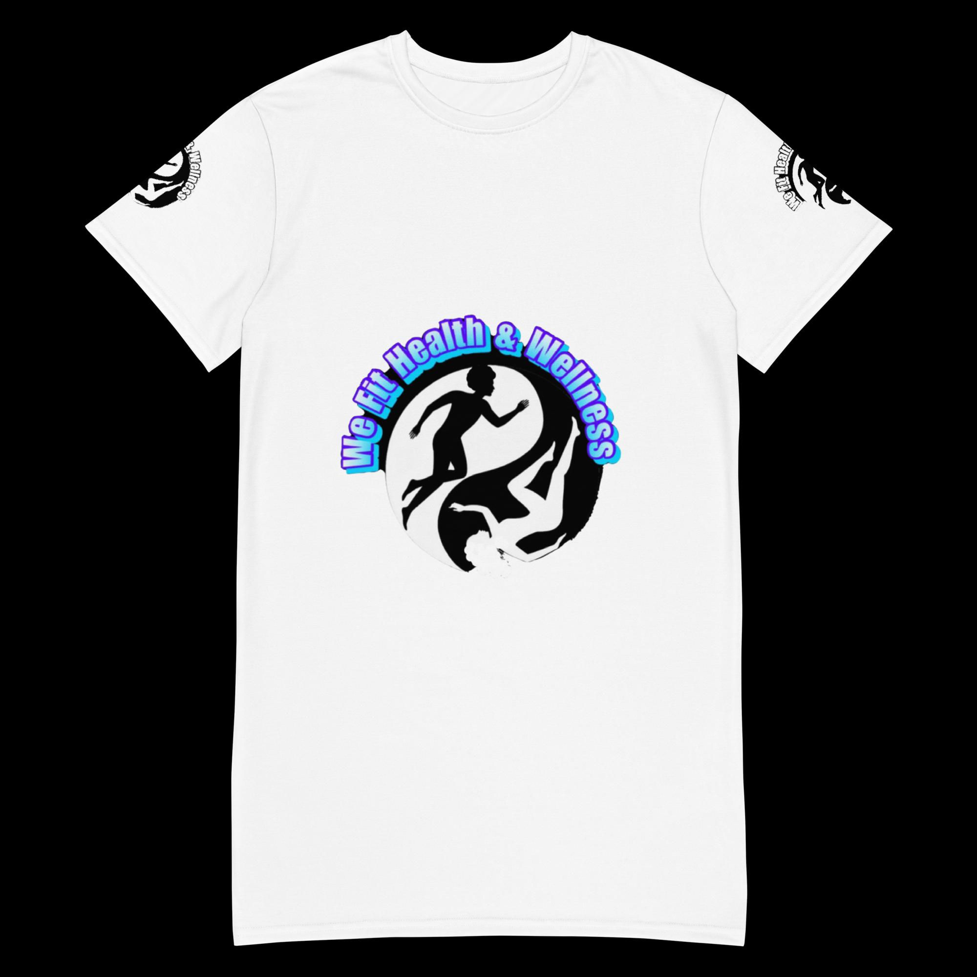 Embroidered Sleeve T-shirt dress