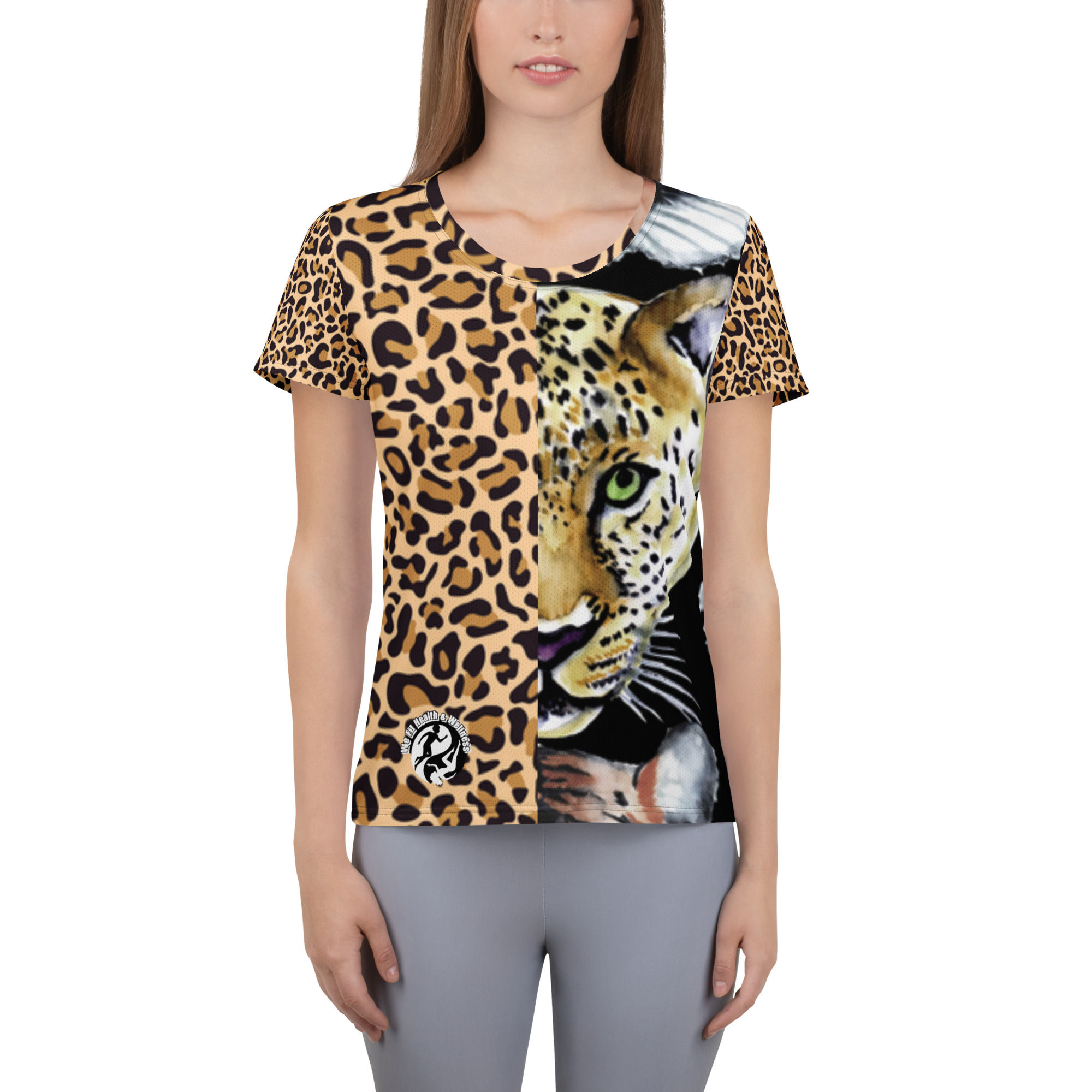 Leopard WFHW Women's athletic t-shirt