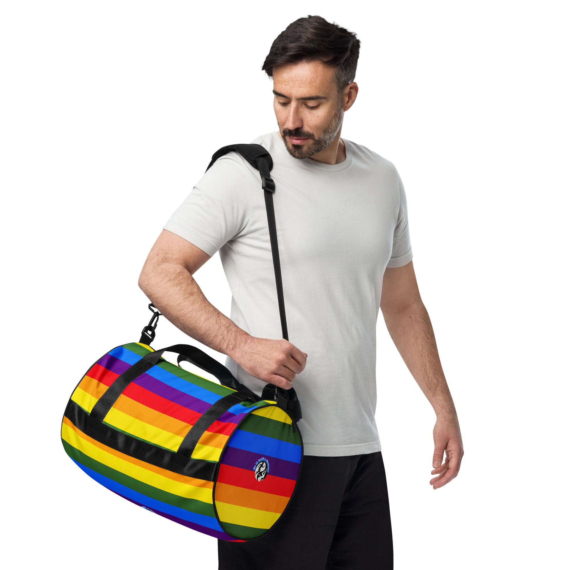 All-over print gym bag