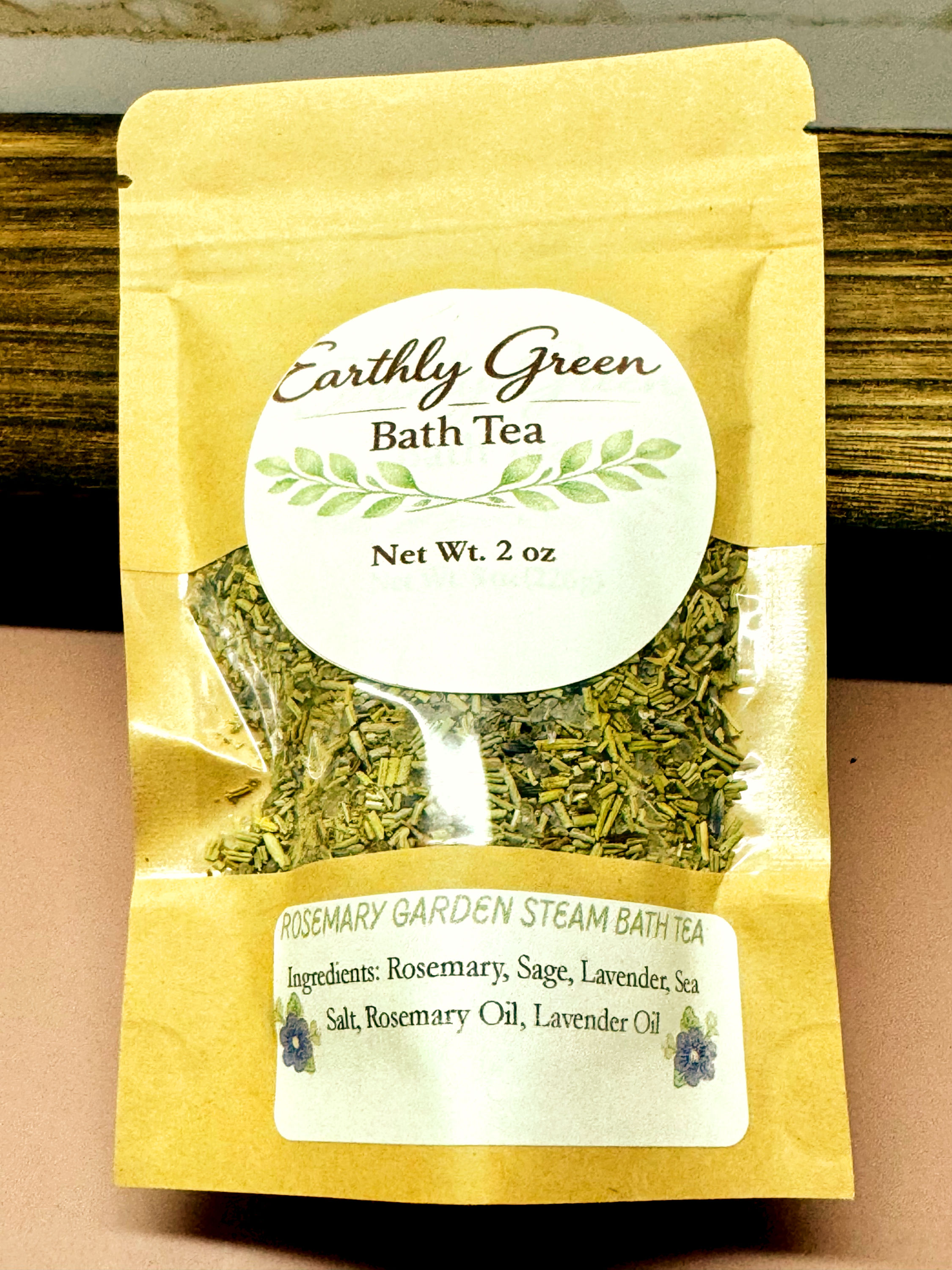 Rosemary Garden Steam Bath Tea - 2 oz pouch