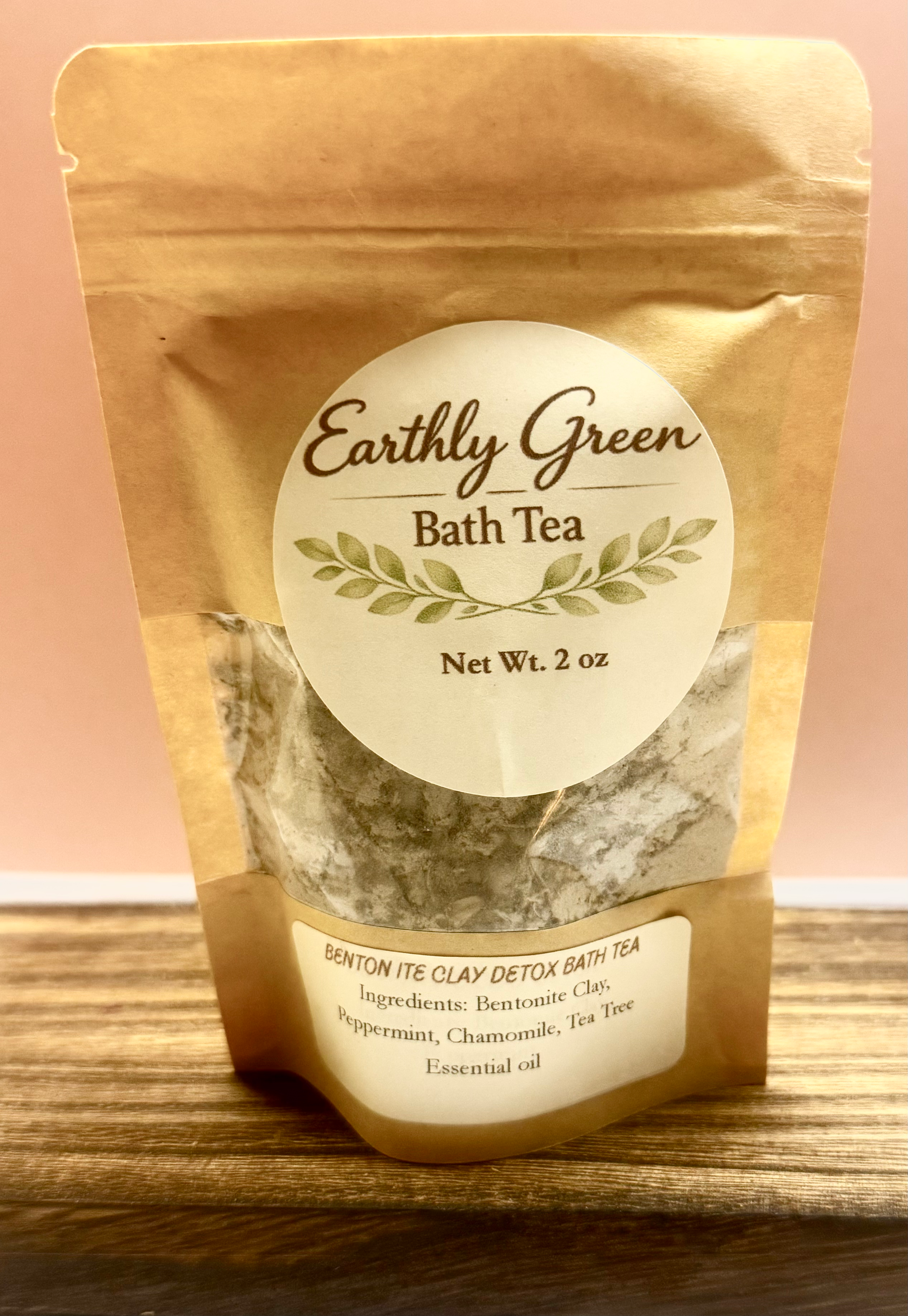 Bentonite Clay Detox Bath Tea — 2 oz Pouch