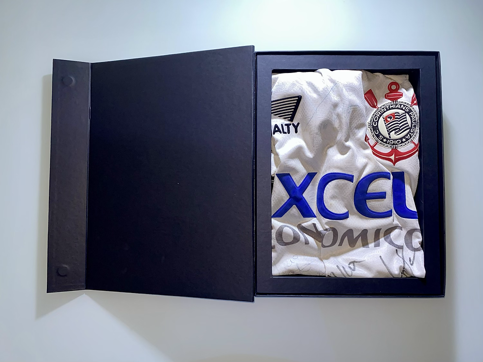 Miniatura: Camisa Branca 1998 autografada pelo Elenco Campeão Brasileiro
