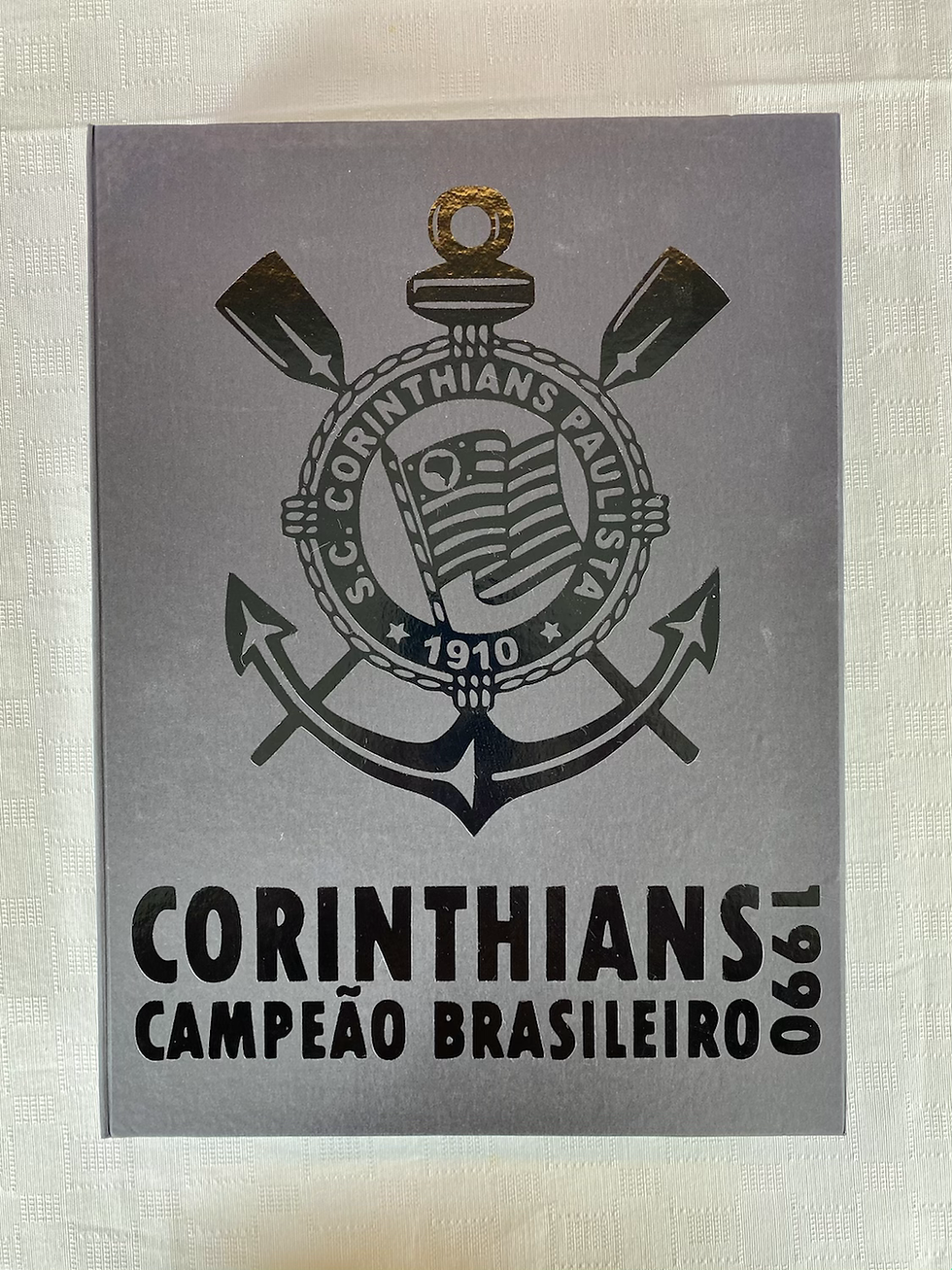 Miniatura: Camisa Branca 1990 autografada pelo Elenco Campeão Brasileiro
