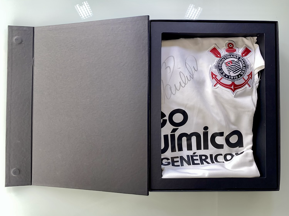 Miniatura: Camisa Corinthians Branca Autografada pelo Tulio de1997