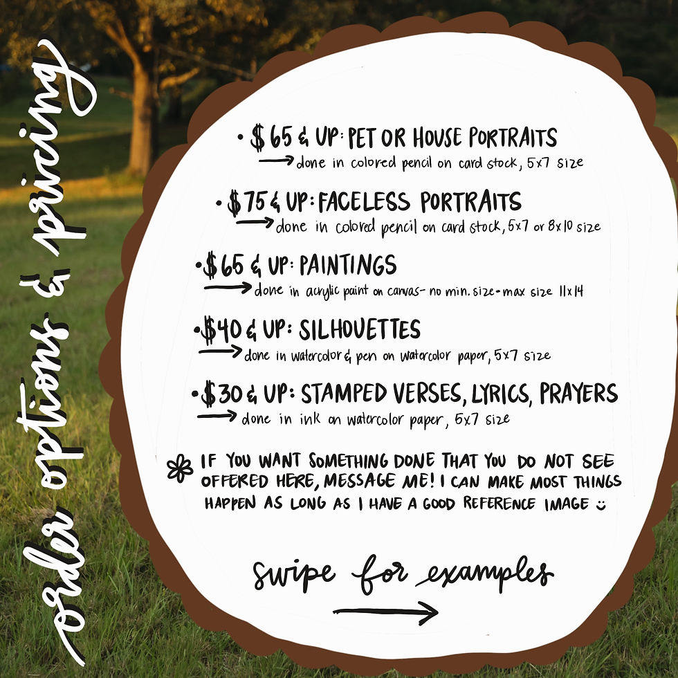 Order Options + Pricing