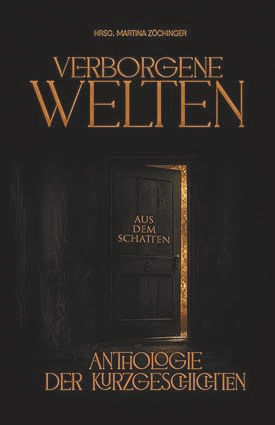 Eine Tür in Buchform führt aus dem Dunkeln ins Licht