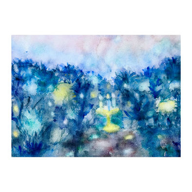 In the forest. 20x30cm