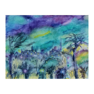 Mount of Olives. 20x30cm