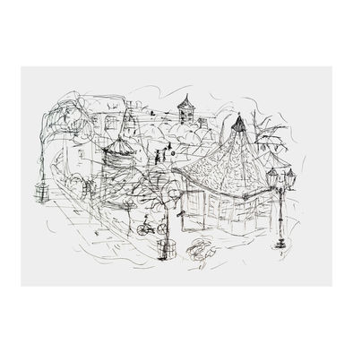 Riga. Bastion hill. 15x15cm