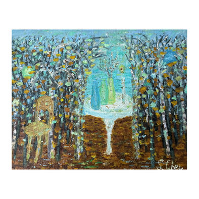 Still life in the forest. 35x27cm