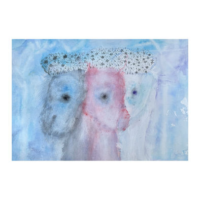 Waiters. 40x40cm