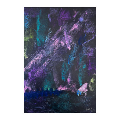 Northern Lights. 20x30cm