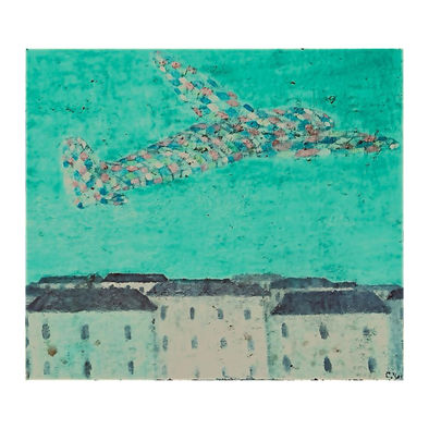 Airplane, 50x45 cm