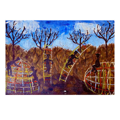 Attractions. 48x33cm