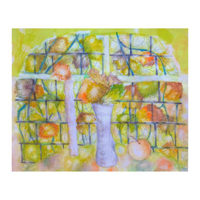 Still life on the window. 40x40cm