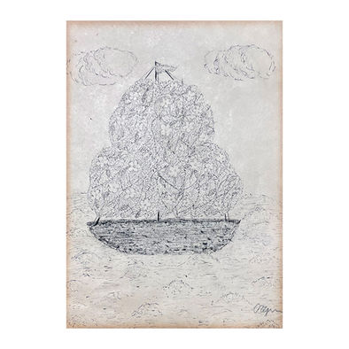 Lasy sail. 15x15 cm